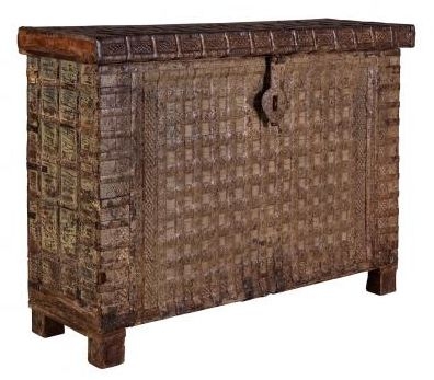 Product photograph of Vintage Narrow Pitari Trunk from Choice Furniture Superstore