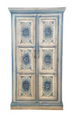 Product photograph of Baran Hand Painted 2 Door Cabinet - 153cm X 82cm from Choice Furniture Superstore