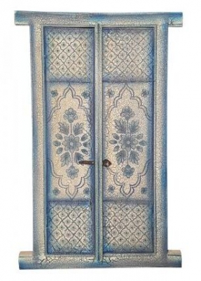 Product photograph of Baran Hand Painted Window Shutters - 93cm X 62cm from Choice Furniture Superstore
