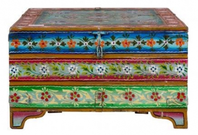 Product photograph of Vintage Kufri Hand Painted Coffee Table from Choice Furniture Superstore