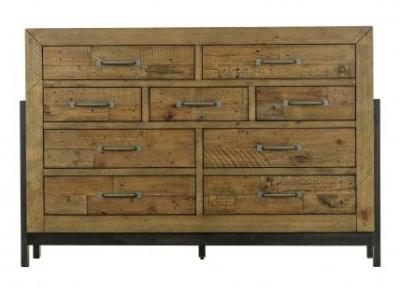 Gridley Loft Wooden Multi Drawer Wide Chest