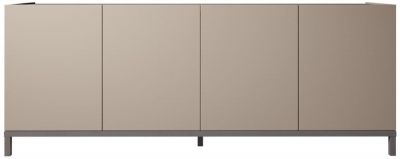 Product photograph of Status Kali Day Taupe Italian 4 Door Buffet Sideboard from Choice Furniture Superstore