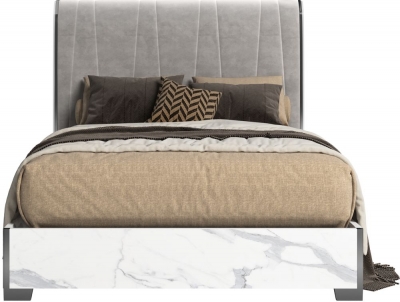 Product photograph of Status Anna Night White Italian Bed from Choice Furniture Superstore