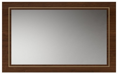 Product photograph of Status Eva Night Walnut Italian Mirror from Choice Furniture Superstore