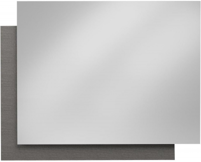 Product photograph of Status Futura Night Grey Sawmarked Oak Italian Mirror from Choice Furniture Superstore
