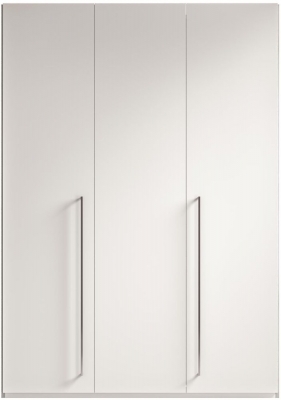 Product photograph of Status Treviso Night Grey Italian 3 Door Wardrobe from Choice Furniture Superstore
