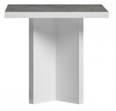 Product photograph of Status Mara Day White Italian Lamp Table from Choice Furniture Superstore