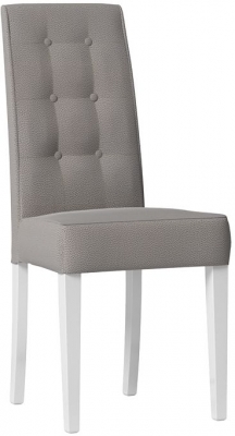 Product photograph of Status Treviso Day Grey Italianupholstered Dining Chair Sold In Pairs from Choice Furniture Superstore