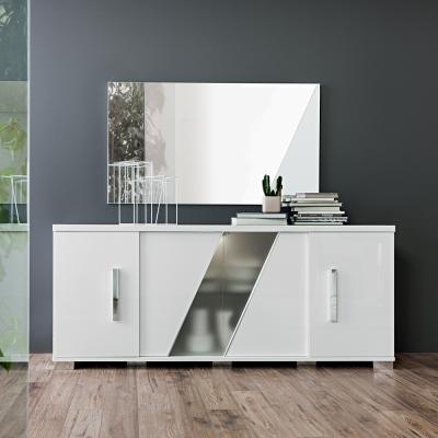 Lisa White Italian Extra Large Buffet 4 Door Sideboard