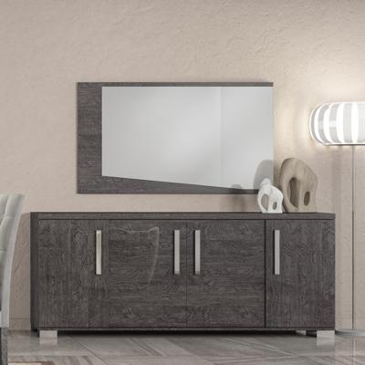Status Sarah Day Grey Birch Italian Buffet Sideboard 202cm With 4 Doors