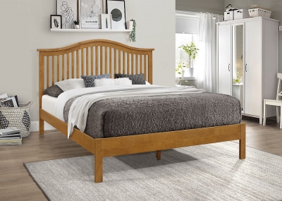 Product photograph of Time Living Chester Oak Bed from Choice Furniture Superstore