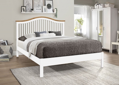 Product photograph of Time Living Chester White Bed from Choice Furniture Superstore
