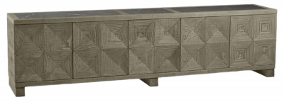 Product photograph of Adamante Grey Stone Sideboard 275cm With 5 Door from Choice Furniture Superstore