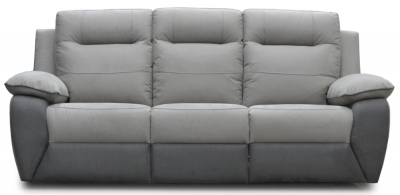 Product photograph of Avanti Grey Fabric Upholstered 3 Seater Recliner Sofa from Choice Furniture Superstore