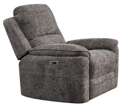 Product photograph of Danielle Ash Fabric Recliner Armchair from Choice Furniture Superstore