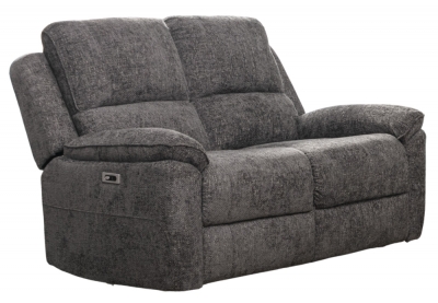 Product photograph of Danielle Ash Fabric 2 Seater Recliner Sofa from Choice Furniture Superstore