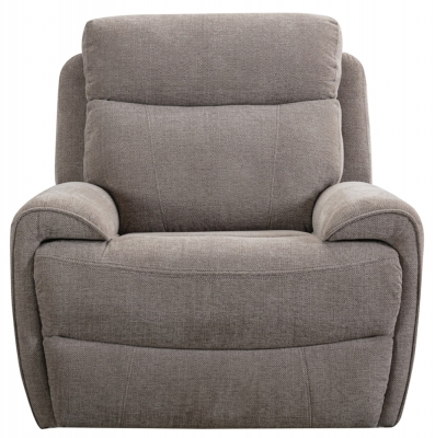 Product photograph of Sofia Oatmeal Fabric Recliner Armchair from Choice Furniture Superstore