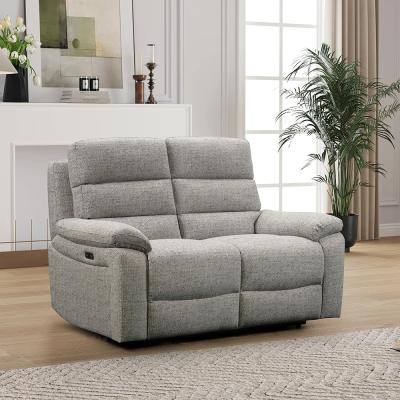 Westbury Grey Fabric 2 Seater Power Recliner Sofa