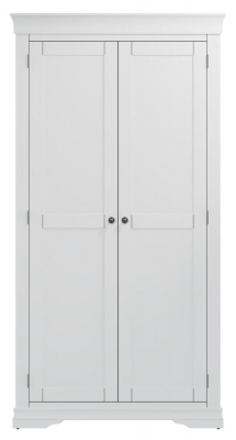 Product photograph of Chantilly Painted 2 Door Wardrobe from Choice Furniture Superstore