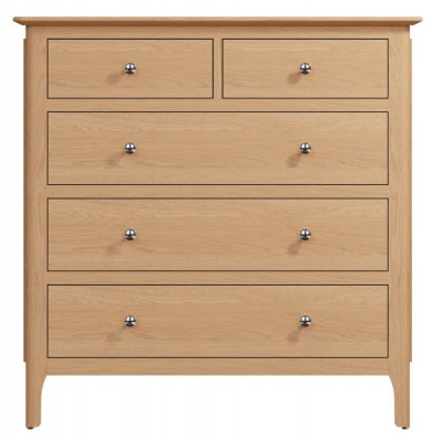 Product photograph of Appleby Oak 2 3 Drawer Chest from Choice Furniture Superstore