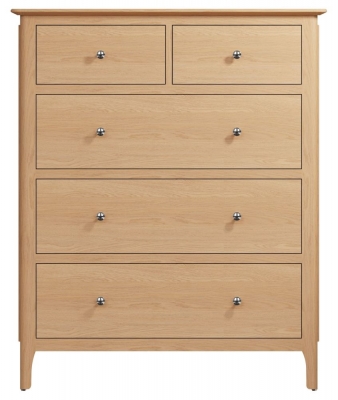 Product photograph of Appleby Oak 2 3 Drawer Jumbo Chest from Choice Furniture Superstore