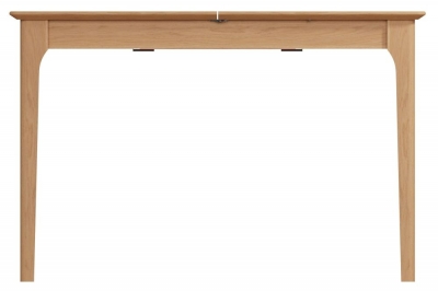Product photograph of Appleby Oak 120cm Butterfly Extending Dining Table from Choice Furniture Superstore