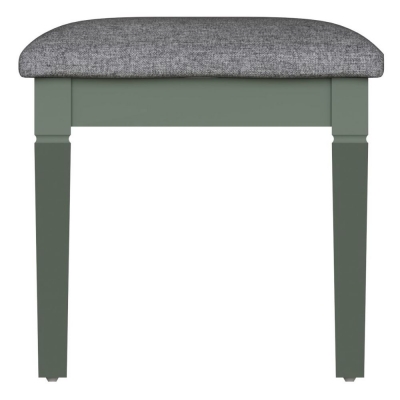 Product photograph of Chantilly Sage Green Painted Dressing Stool from Choice Furniture Superstore