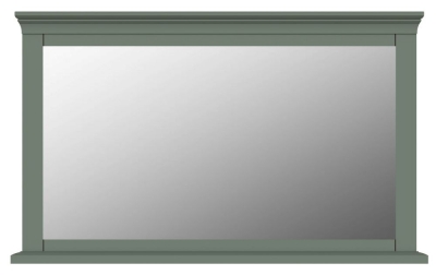 Product photograph of Chantilly Sage Green Painted Wall Mirror - 100cm X 60cm from Choice Furniture Superstore