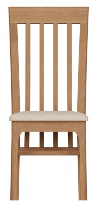 Product photograph of Appleby Slatted Back Dining Chair Sold In Pairs from Choice Furniture Superstore