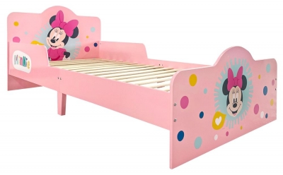 Product photograph of Disney Minnie Mouse Pink 3ft Single Bed from Choice Furniture Superstore