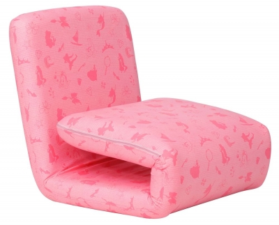 Product photograph of Disney Princess Pink Fabric Fold Out Bed Chair from Choice Furniture Superstore