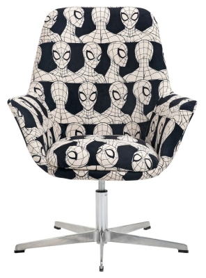 Product photograph of Disney Fabric Egg Swivel Chair from Choice Furniture Superstore