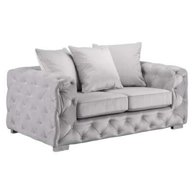 Product photograph of Ankara Silver 2 Seater Sofa from Choice Furniture Superstore