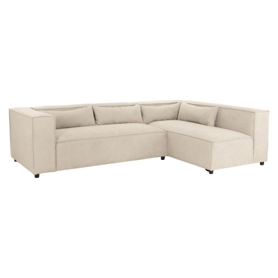 Product photograph of Becca Beige Universal Corner Sofa from Choice Furniture Superstore