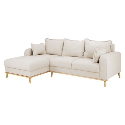 Product photograph of Briar Beige Left Hand Facing Corner Sofa from Choice Furniture Superstore