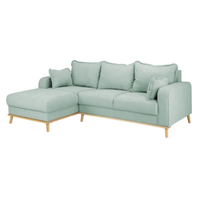 Product photograph of Briar Blue Left Hand Facing Corner Sofa from Choice Furniture Superstore