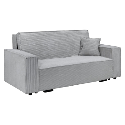 Product photograph of Cassia Grey Tufted 3 Seater Sofabed With Storage from Choice Furniture Superstore