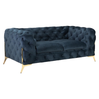 Product photograph of Chelsea Chesterfield Deep Ocean 2 Seater Sofa from Choice Furniture Superstore