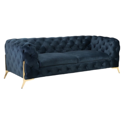 Product photograph of Chelsea Chesterfield Deep Ocean 3 Seater Sofa from Choice Furniture Superstore