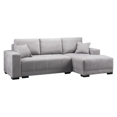 Product photograph of Cimiano Grey Right Hand Facing Corner Sofabed With Storage from Choice Furniture Superstore