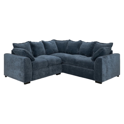 Product photograph of Colbee Blue Large Corner Sofa from Choice Furniture Superstore