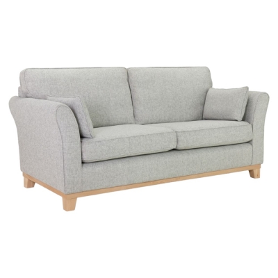 Product photograph of Delta Grey Tufted 3 Seater Sofa from Choice Furniture Superstore