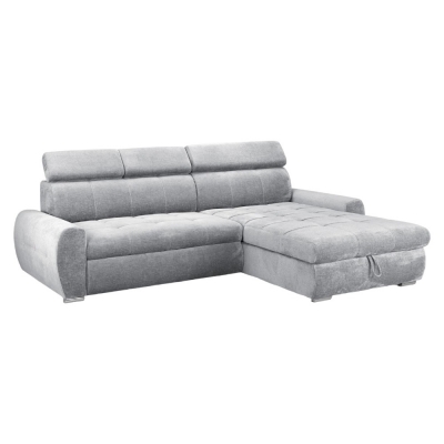 Product photograph of Fenix Tufted Universal Corner Sofabed With Storage from Choice Furniture Superstore