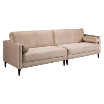 Product photograph of Harper Plush Beige 4 Seater Sofa from Choice Furniture Superstore