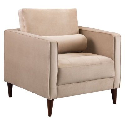 Product photograph of Harper Plush Beige Armchair from Choice Furniture Superstore