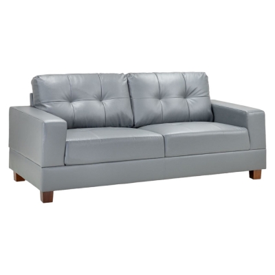 Product photograph of Jerry Grey Tufted 3 Seater Sofa from Choice Furniture Superstore