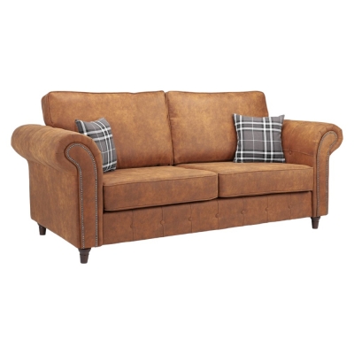 Product photograph of Oakland Tufted 3 Seater Sofa from Choice Furniture Superstore