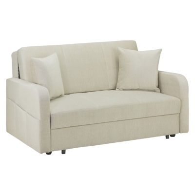 Product photograph of Penelope Beige 2 Seater Sofabed With Storage from Choice Furniture Superstore