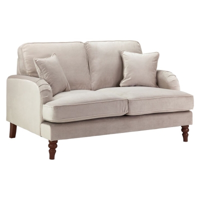 Product photograph of Rupert Beige Tufted 2 Seater Sofa from Choice Furniture Superstore
