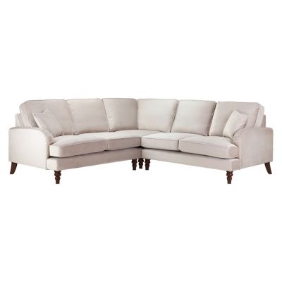 Product photograph of Rupert Beige Large Corner Sofa from Choice Furniture Superstore